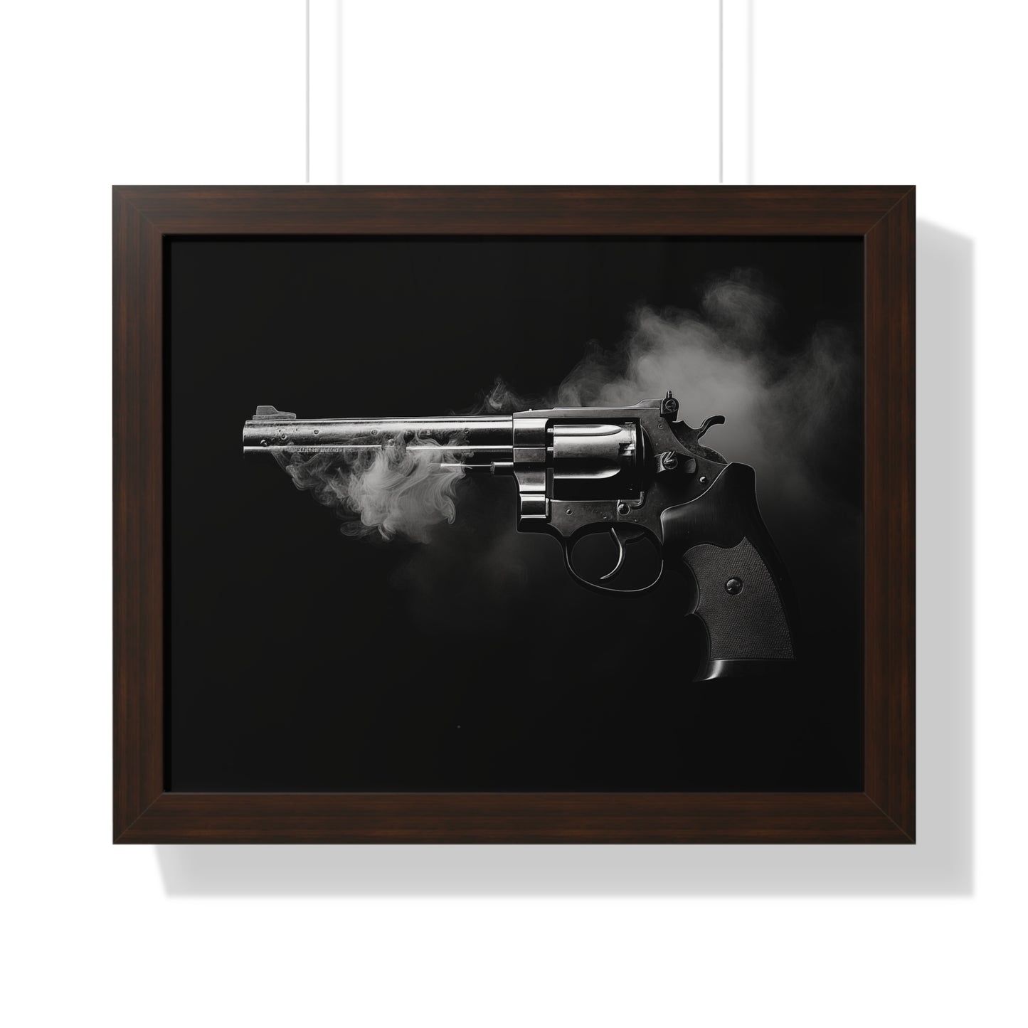 Shot Fired Framed Monochrome Wall Art