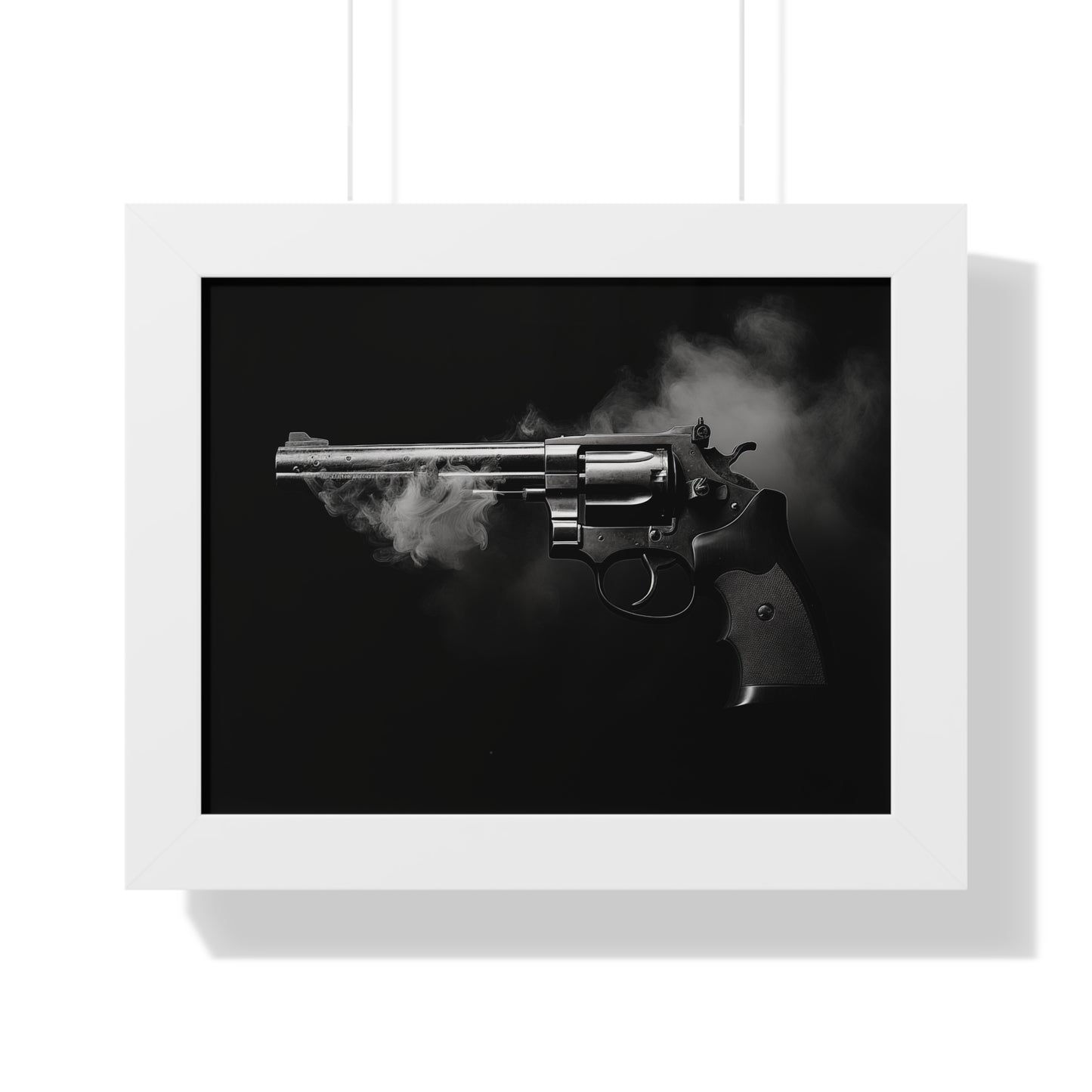 Shot Fired Framed Monochrome Wall Art