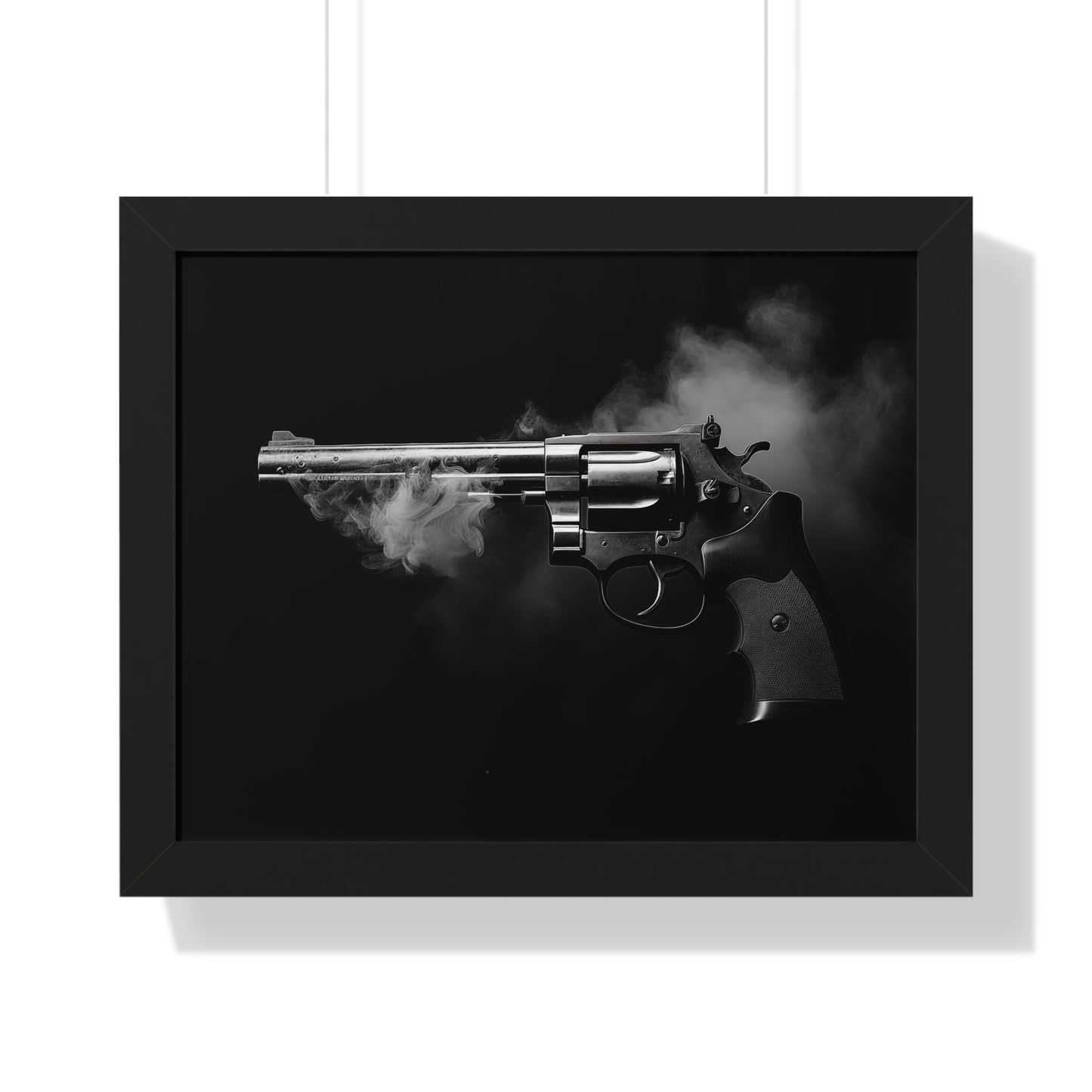 Shot Fired Framed Monochrome Wall Art