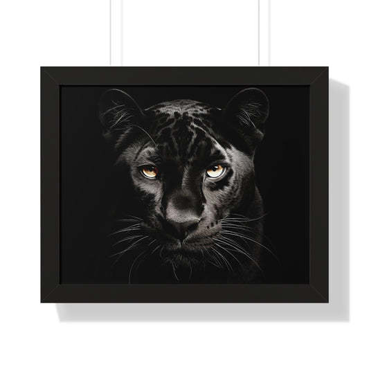 Black Panther Framed Horizontal Wall Art