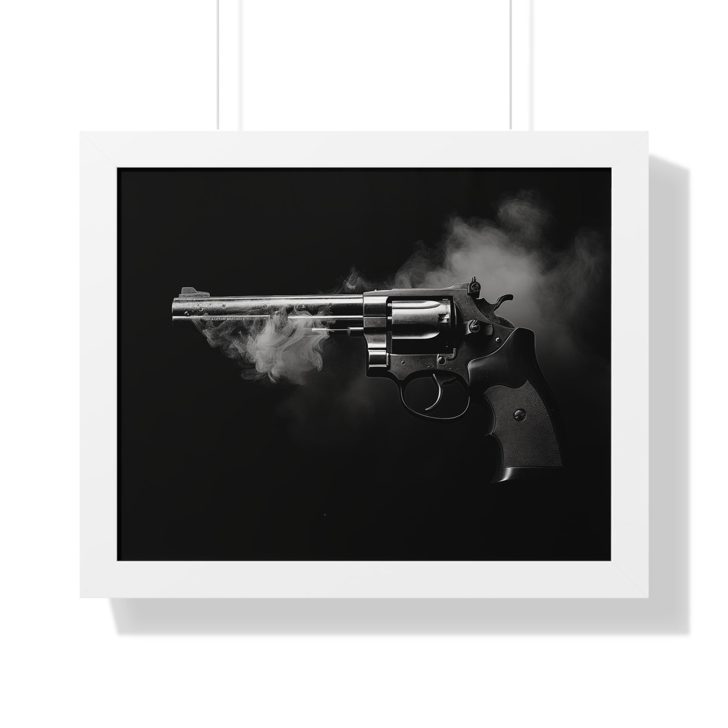 Shot Fired Framed Monochrome Wall Art