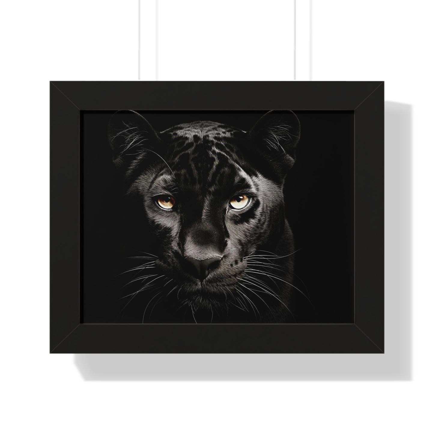 Black Panther Framed Horizontal Wall Art