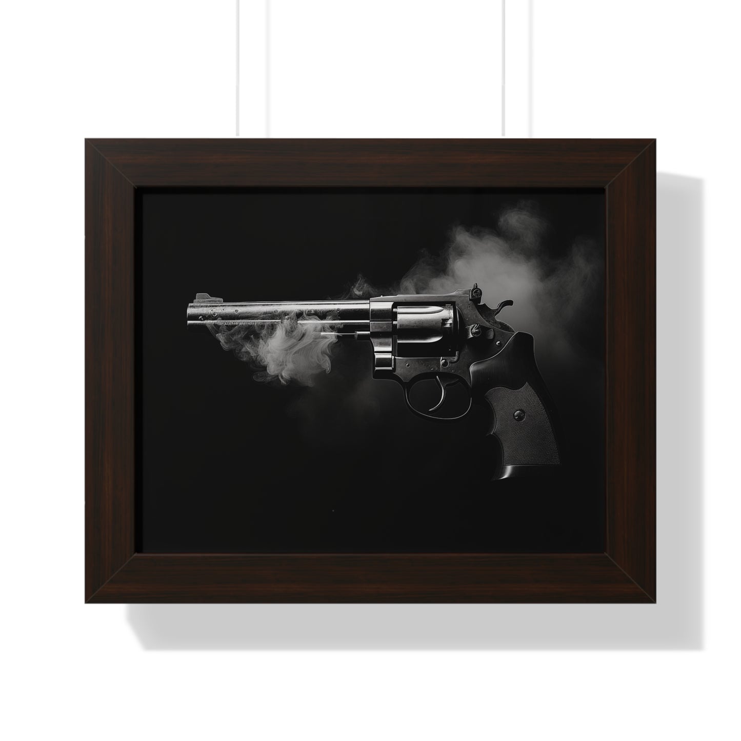 Shot Fired Framed Monochrome Wall Art